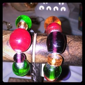 Big glass bead napkin rings- gift w/30$ purchace..