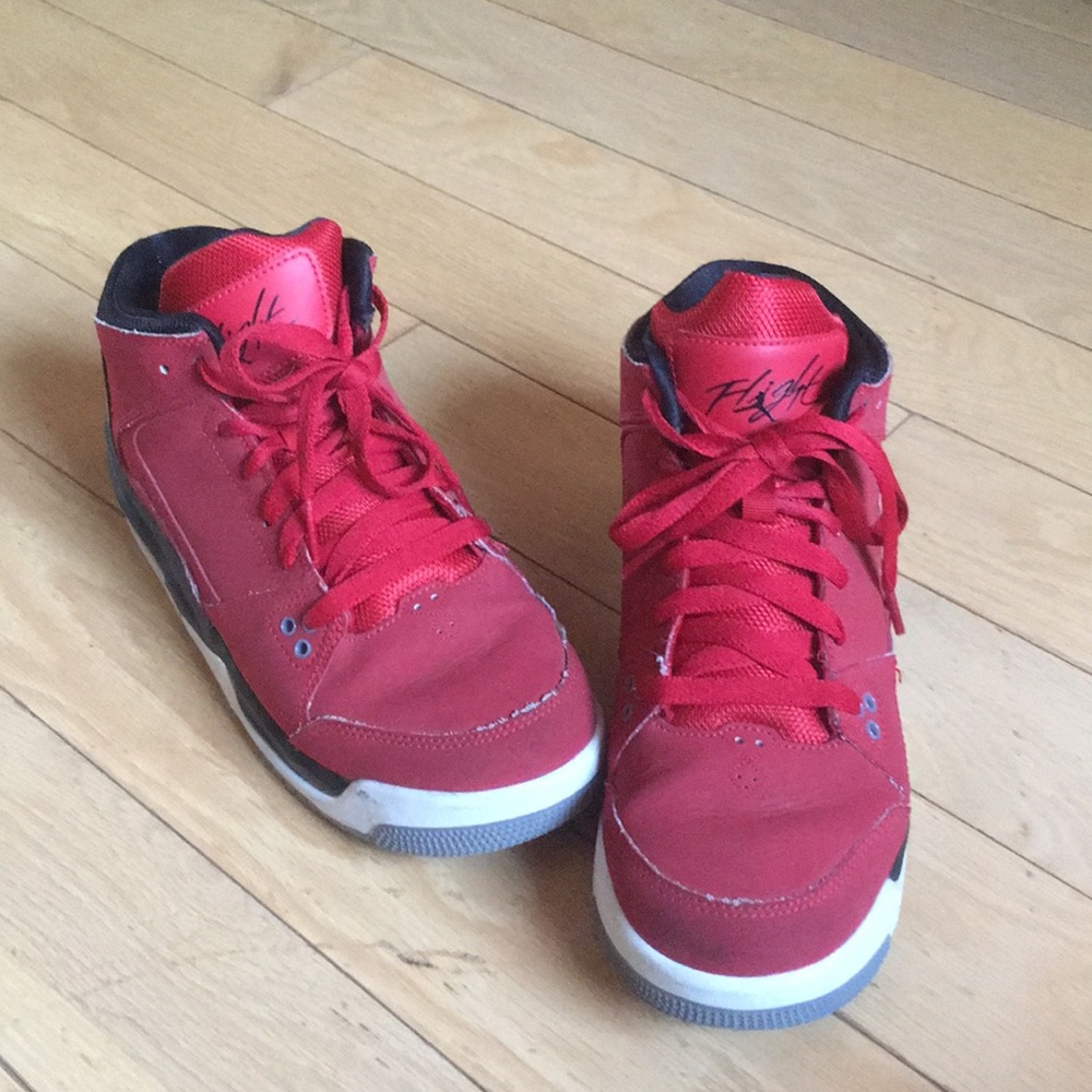 Red Air Jordan Basketball Shoes