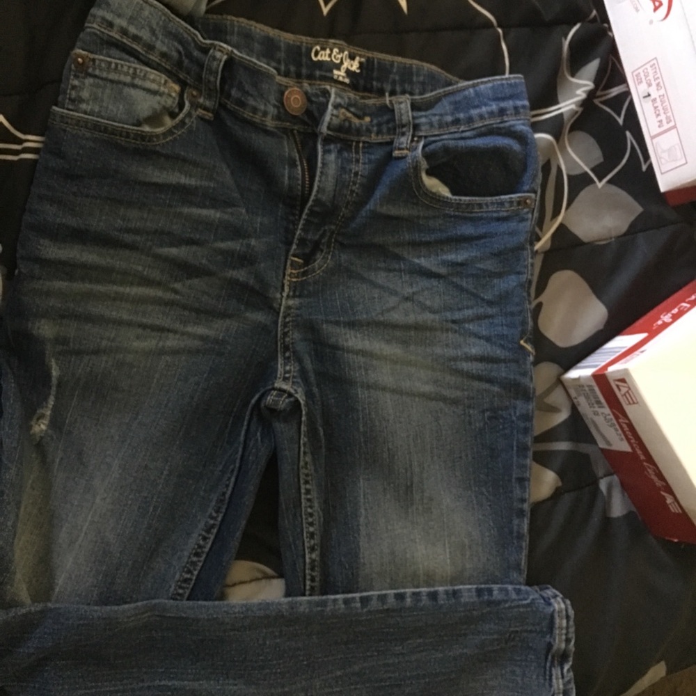 Size boy 12 cat and jack jeans