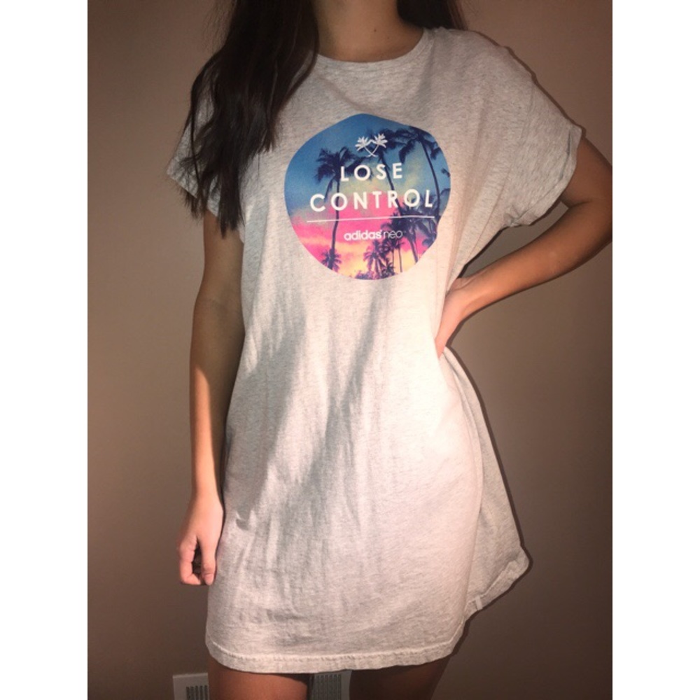 Adidas Neo gray T-shirt dress