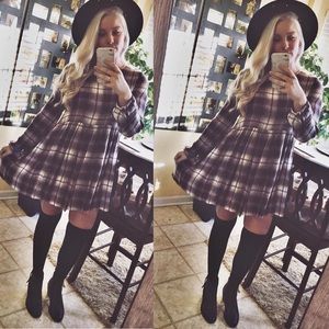 •F21 Plaid Dress•