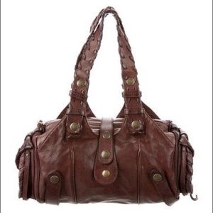 Chloe Brown Leather Silverado Bag