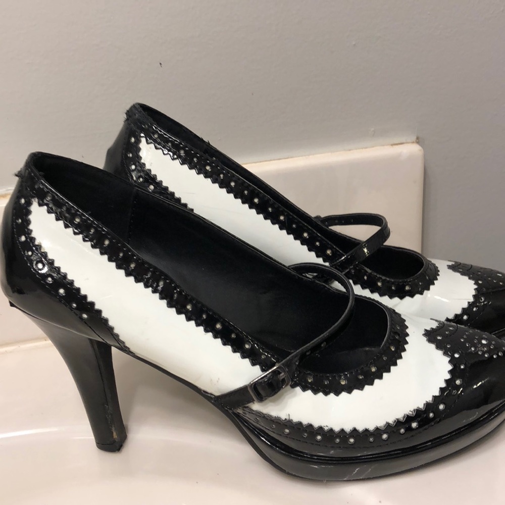 Black and White Heels
