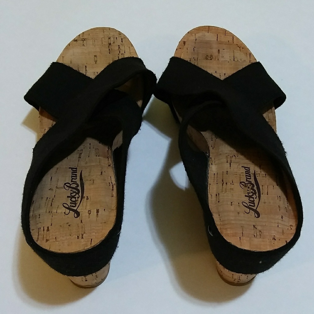 ONE DAY SALE! Lucky Brand Miller2 Cork Wedges