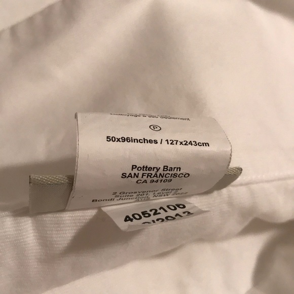 Pottery Barn Accents Pottery Barn Textured Cotton Tietop Drapes