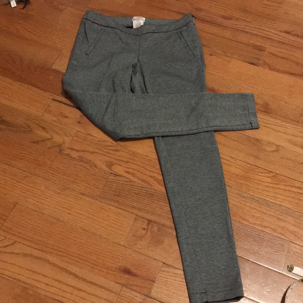 Houndstooth Ankle Pants