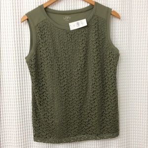 New with tags, LOFT sleeveless shirt