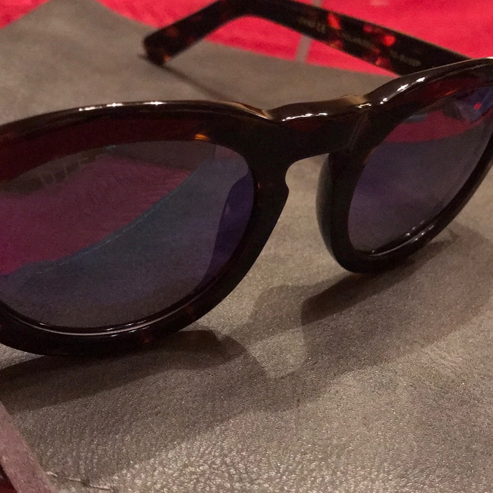 DIFF sunglasses Dime tortoise with blue polarized