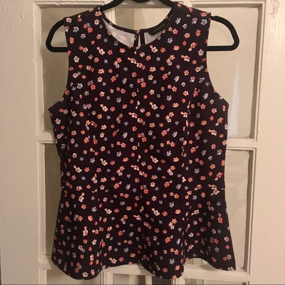 Banana Republic Floral Peplum Top
