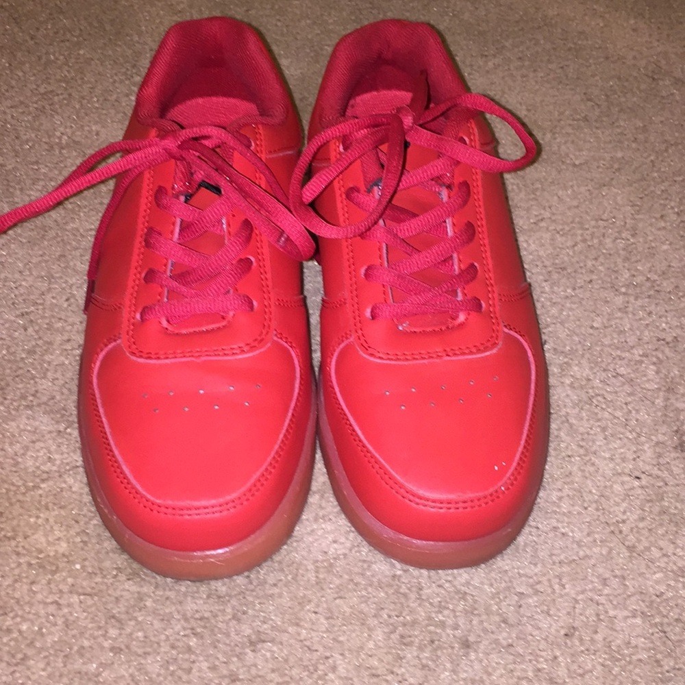 Red- LED light up shoes