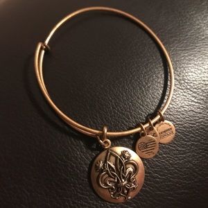 Alex and Ani Fleur de Lis Bangle