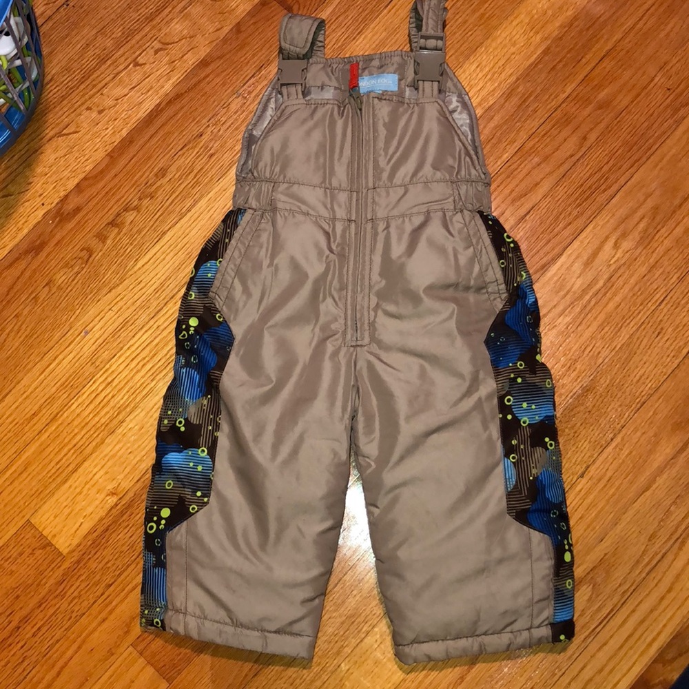 LONDON FOG SNOWPANTS SKI BIB OVERALLS BOYS 24m