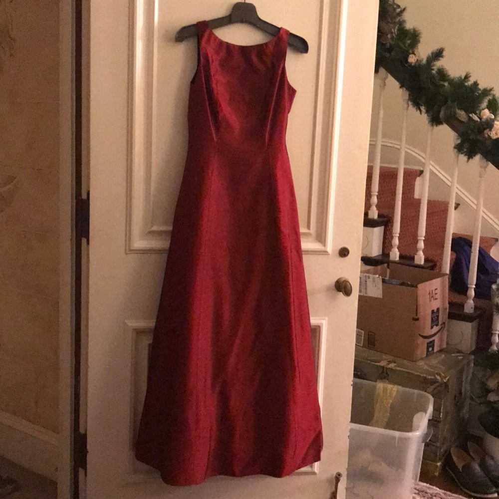 Ruby Red Fitted Gown - image 2