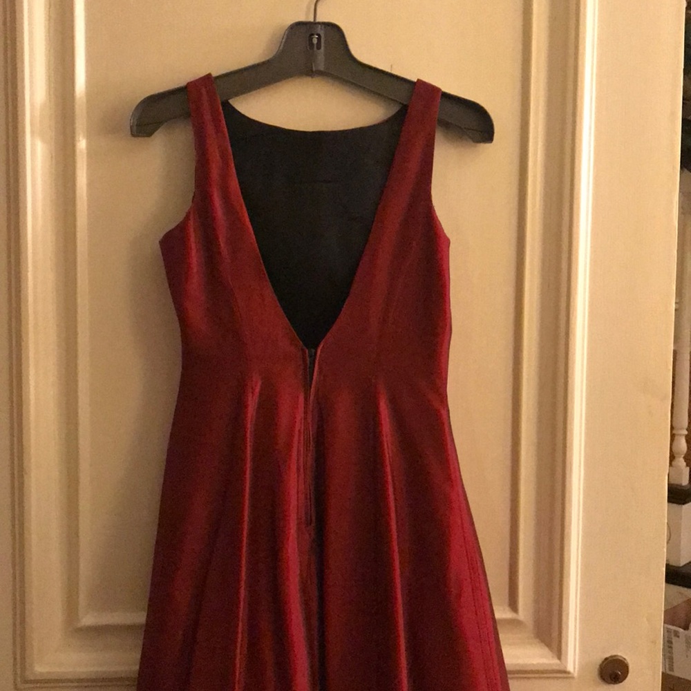 Ruby Red Fitted Gown - image 3