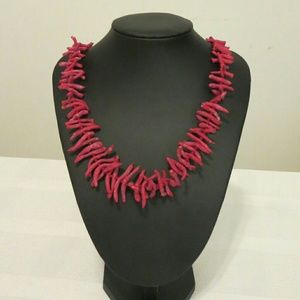 Handmade Red Coral Necklace