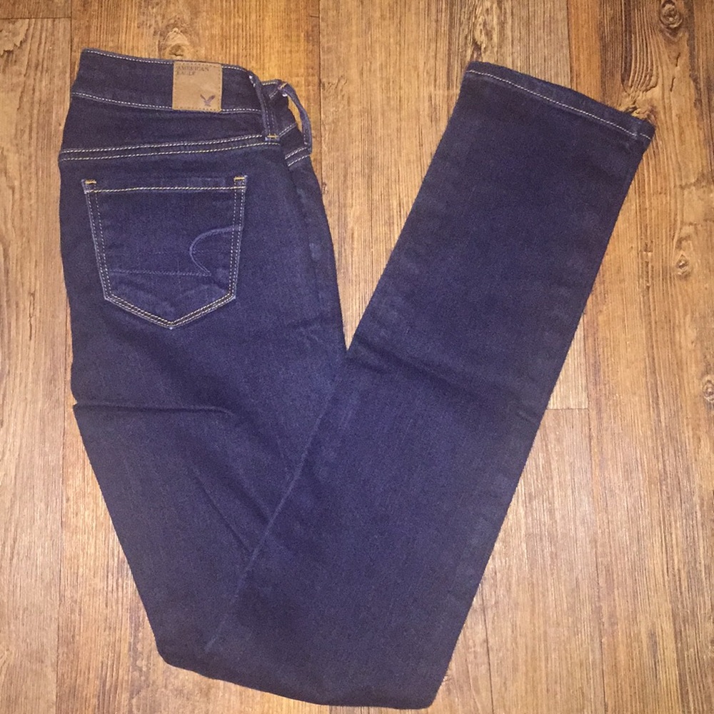 American Eagle Dark Wash Skinny Jeans SZ  0