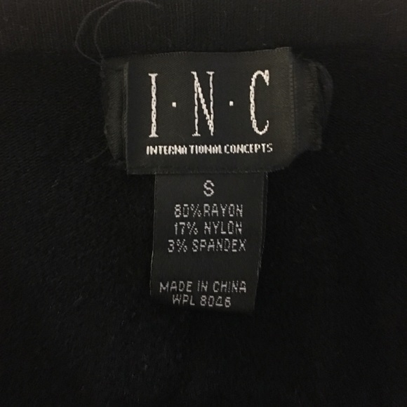 INC Strapless Sweater W/Tie Front Detail - Picture 4 of 4