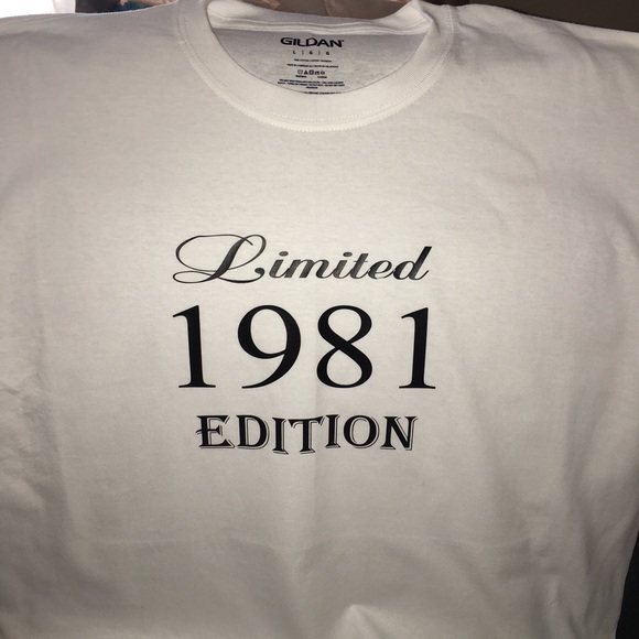 “Limited Edition” Tee With Your Year! - Picture 1 of 1