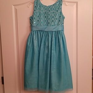 Georgeous blue Jayne Copeland dress