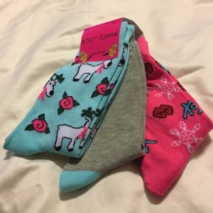 ***FINAL PRICE*** Betsey Johnson Sock Set