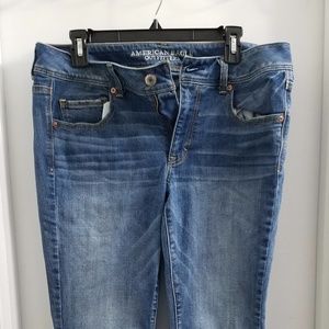 American Eagle Kick Boot Jeans Short
