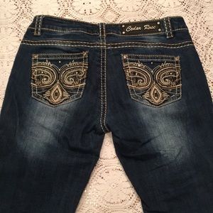 Cedar Rose Boot cut blue jeans