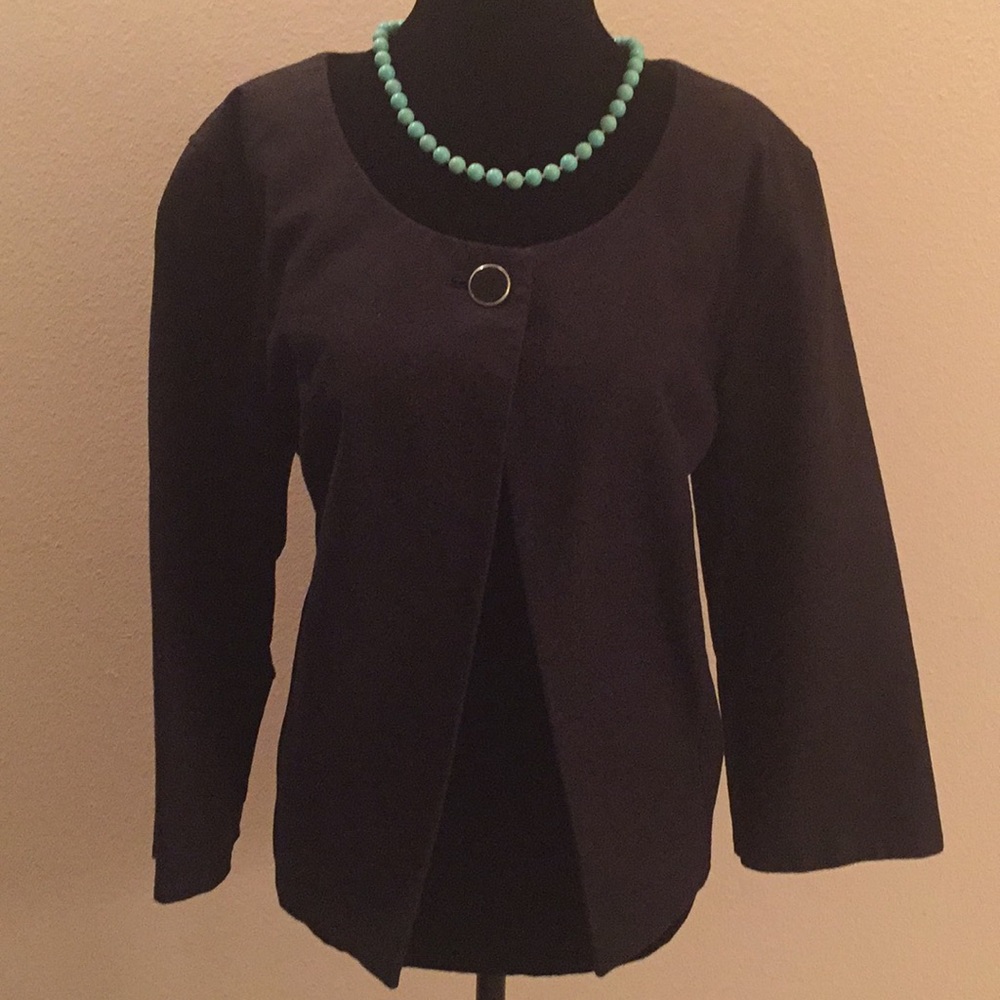 One button fully lined jacket