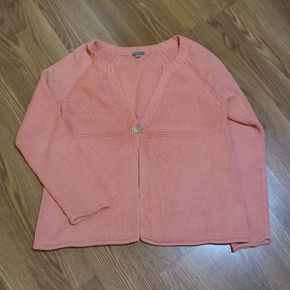 J. Jill Peach Cardigan