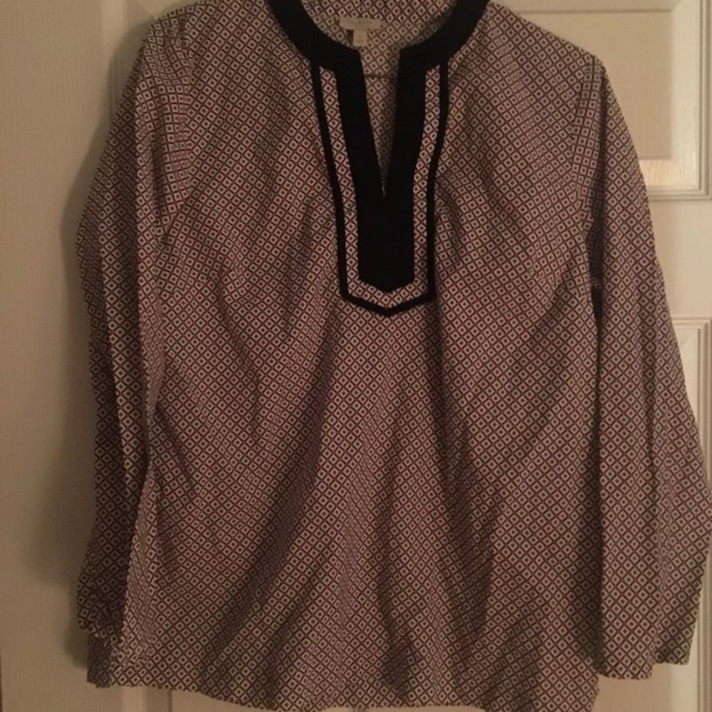 Talbots 3/4 sleeve blouse.