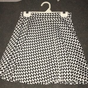 High waisted skater skirt