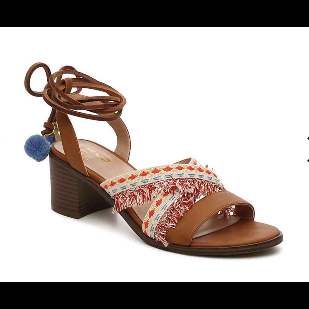 Mix 6 women’s lex Cognac/bronze sandal 7.5