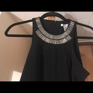NWOT Cache Embellished Neck Top