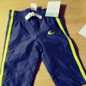 Grey & Yellow Running Pants