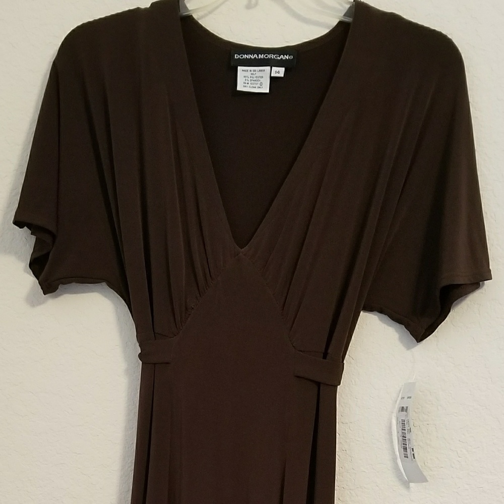 Donna Morgan Chocolate Dress