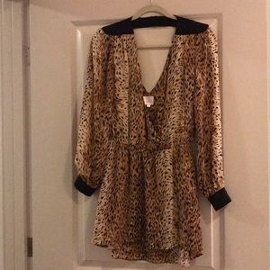 Parker XS leopard short dress / only worn once