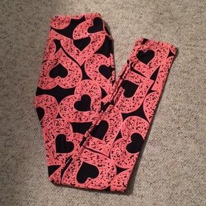 New OS Lularoe heart leggings