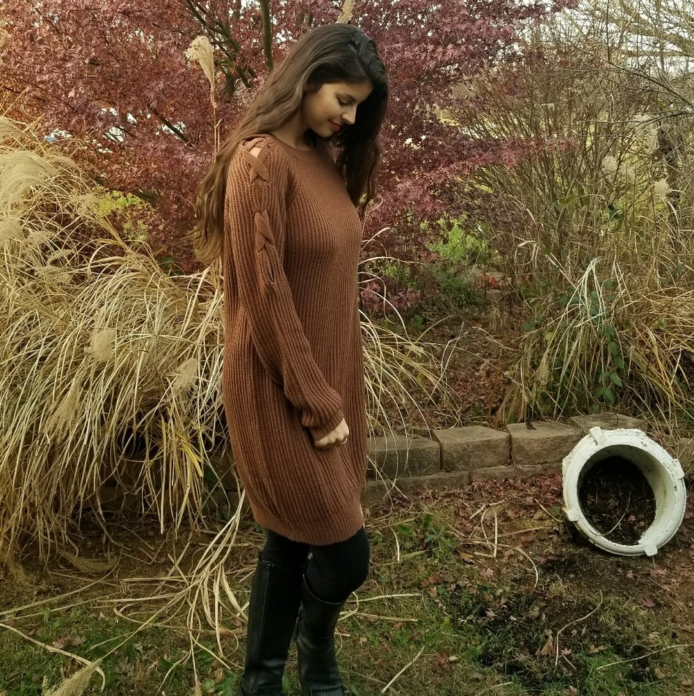 ▫️LAST 1▫️Fall In Love Sweaterdress - Picture 4 of 6