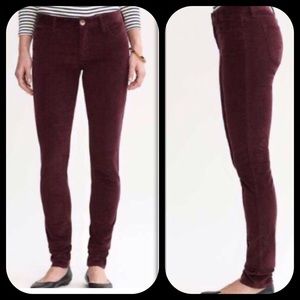 Banana Republic Burgundy Corduroy Pants.