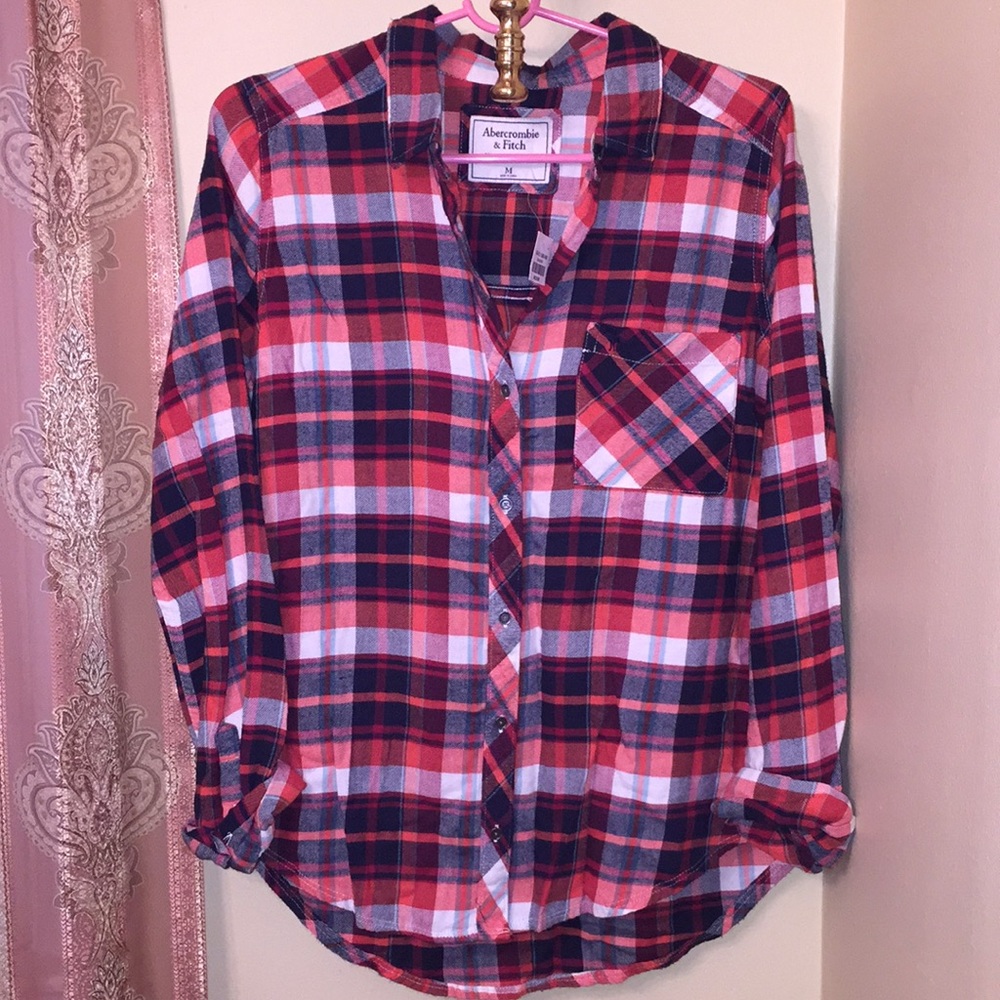 NEW ABERCROMBIE & FITCH PLAID SHIRT