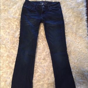 Miss Me Dark Wash Flap Pocket Bootcut Jeans