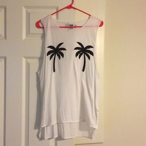VS PINK Palm Tree Tank