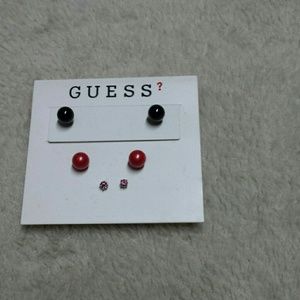 Set of 3 Guess Post Earings