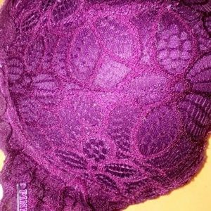 PINK bra size 34B. color is maroon