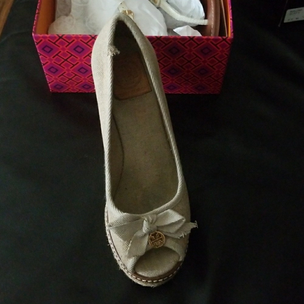 Tory Burch Jackie Espadrille Wedges