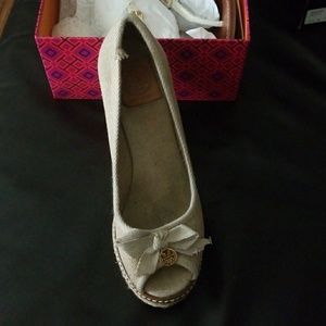 Tory Burch Jackie Espadrille Wedges