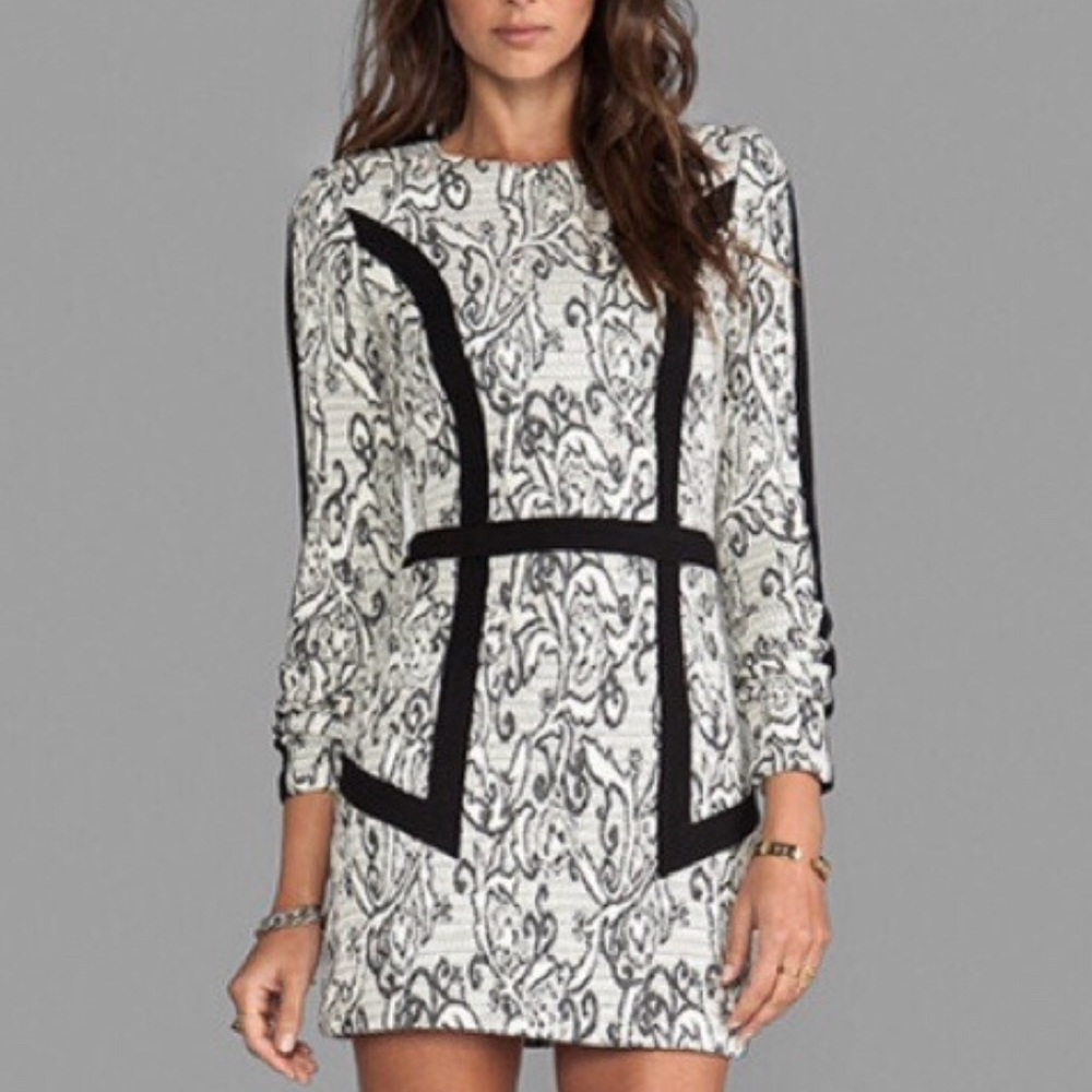 • “Parker” Blanche Sheath Mini Dress •