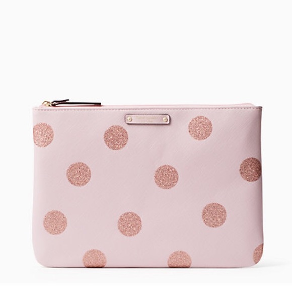 Kate Spade Gia haven lane polka dot pouch - Picture 2 of 5