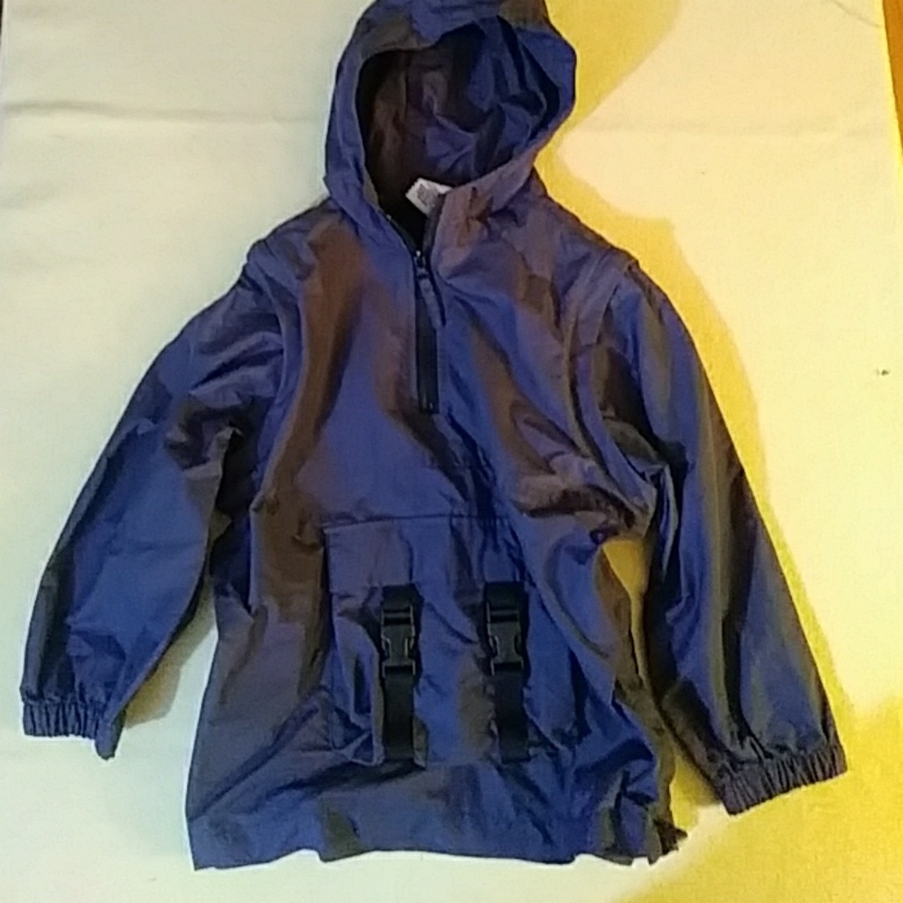 Old Navy navy blue hooded windbreaker-sz 4\5