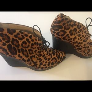 NEW! Jimmy Choo "Baxter" Leopard Print Booties