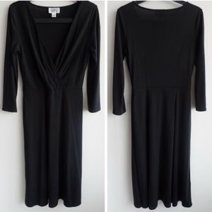 LOFT Dresses - Ann Taylor LOFT Versatile 3/4 Sleeve Black Dress LOFT Dresses - Ann Taylor LOFT Versatile 3/4 Sleeve Black Dress